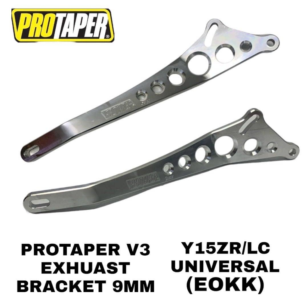 PROTAPER 9MM TEBAL EXHAUST BRACKET (V3) มาตรฐานตัด Y15 Y16 / LC 135LC EKZOS เบรค