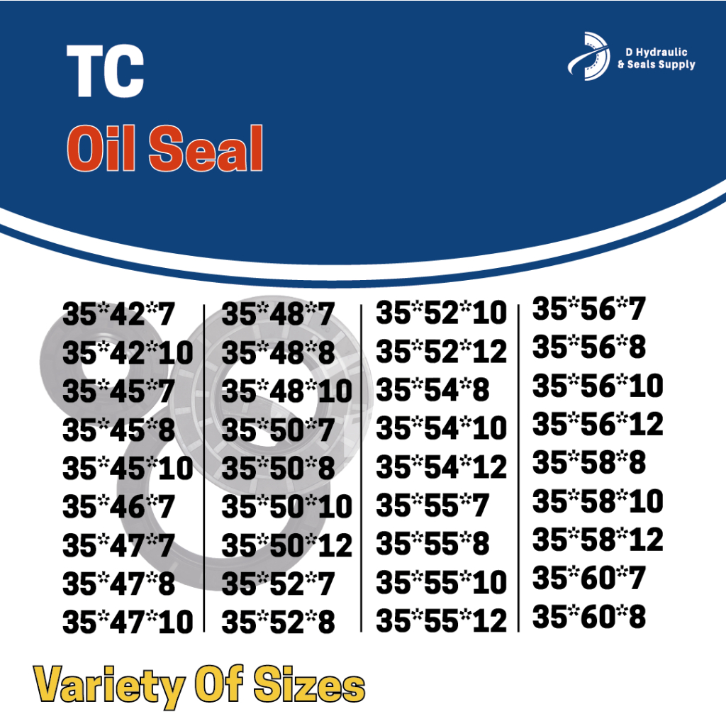 NBR TC ซีลน้ํามัน 35,36 (ID) ซีลน้ํามัน NBR TC (TC35X55X7/35X72X7/35X47X10/35X72X8/35X60X12/35X72X56