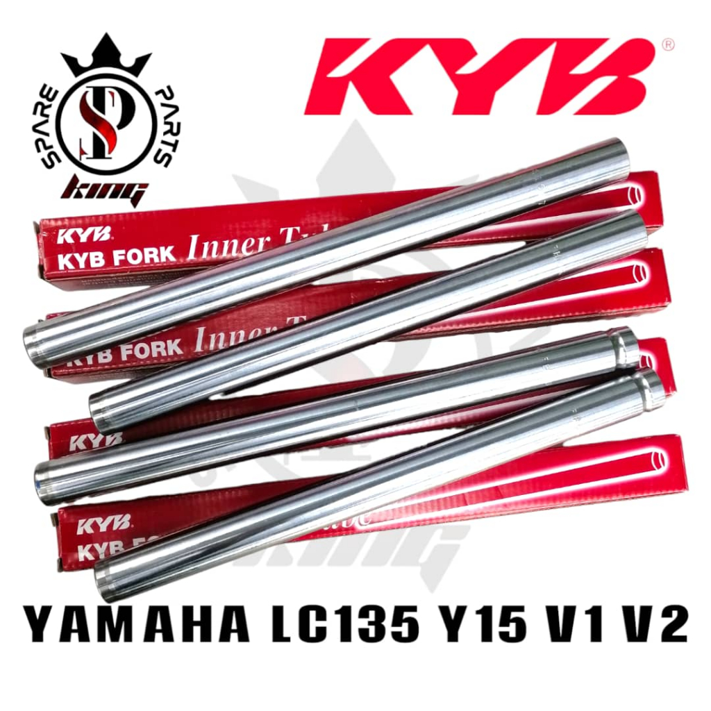 KYB YAMAHA LC135 5YP LC135 55C 55D Y15ZR Y15 V1 Y15ZR Y15 V2 FORK ภายในหลอด CHROME FS1007 FS1013 FS1