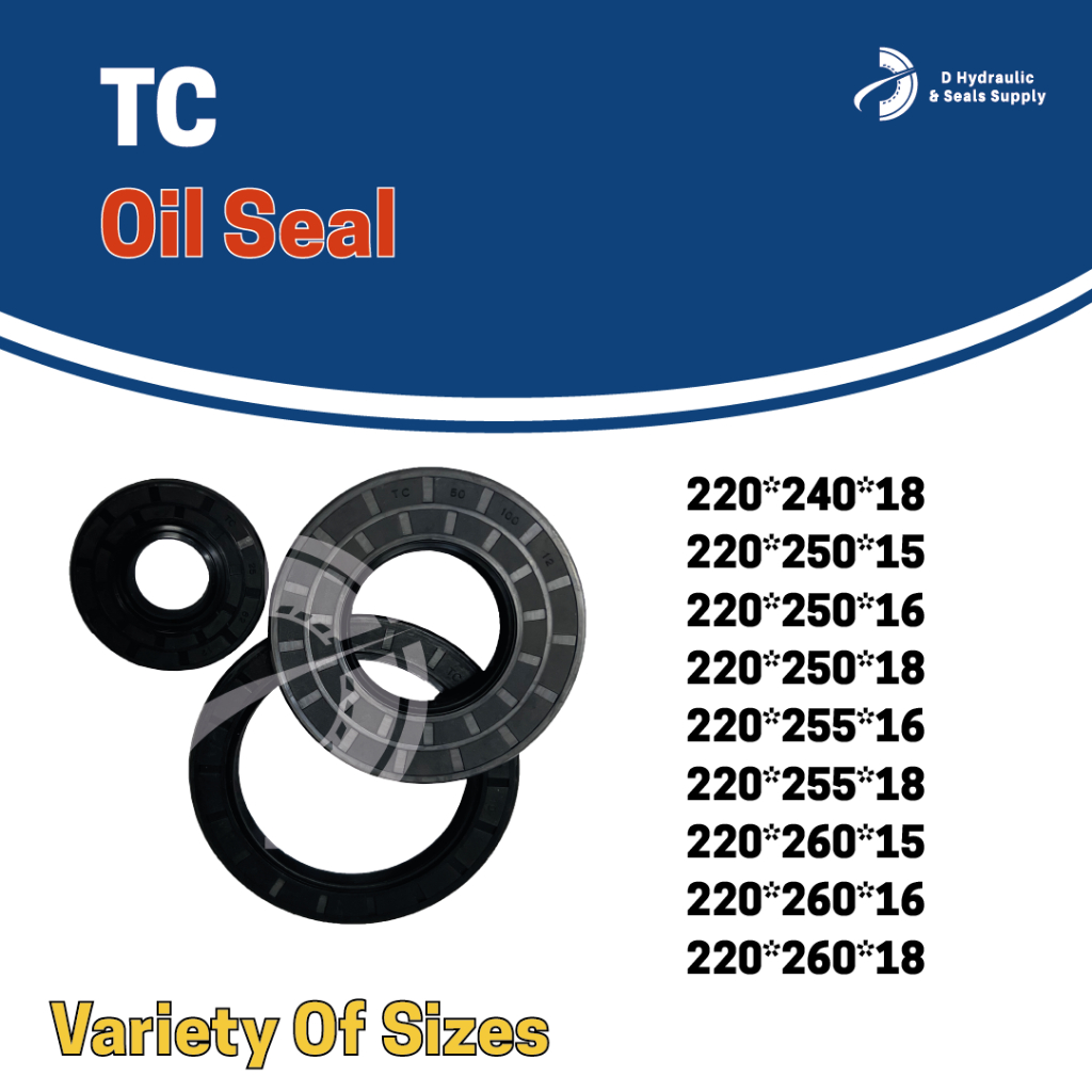 NBR TC ซีลน้ํามัน 220 (ID) ซีลน้ํามัน NBR TC (TC220X260X18/220X260X15/220X255X18/220X240X18/220X250X