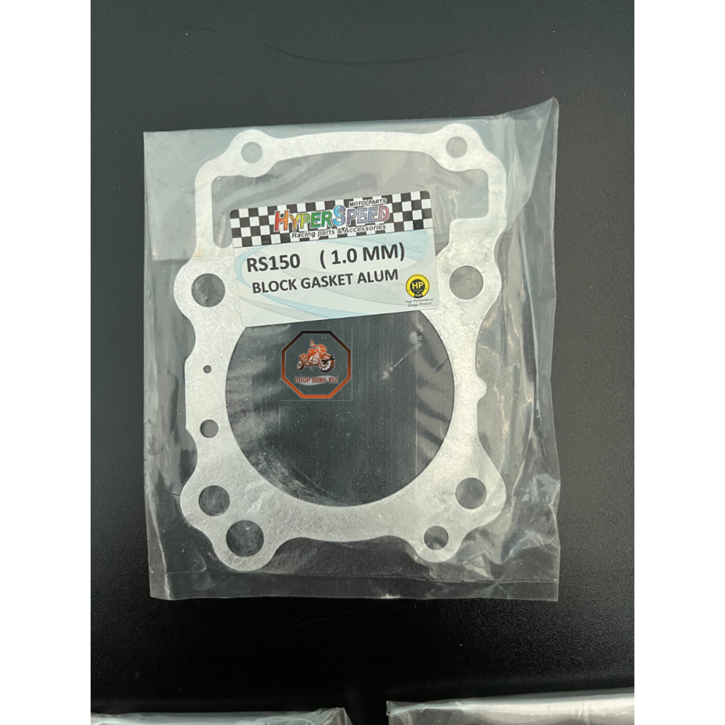 BLOCK GASKET ALLOY 68MM+1MM /2MM / 3MM /4MM สําหรับ HONDA RS-150/RSX-150
