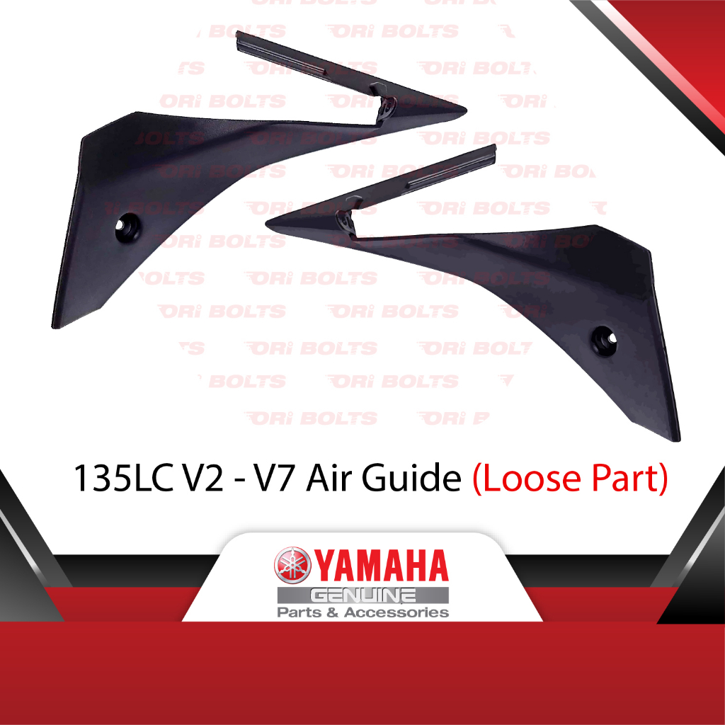 Yamaha 135LC (3416) V2 V3 V4 V5 V6 V7 Inner Hitam Air Guide - 55C-F137U-00 55C-F137V-00