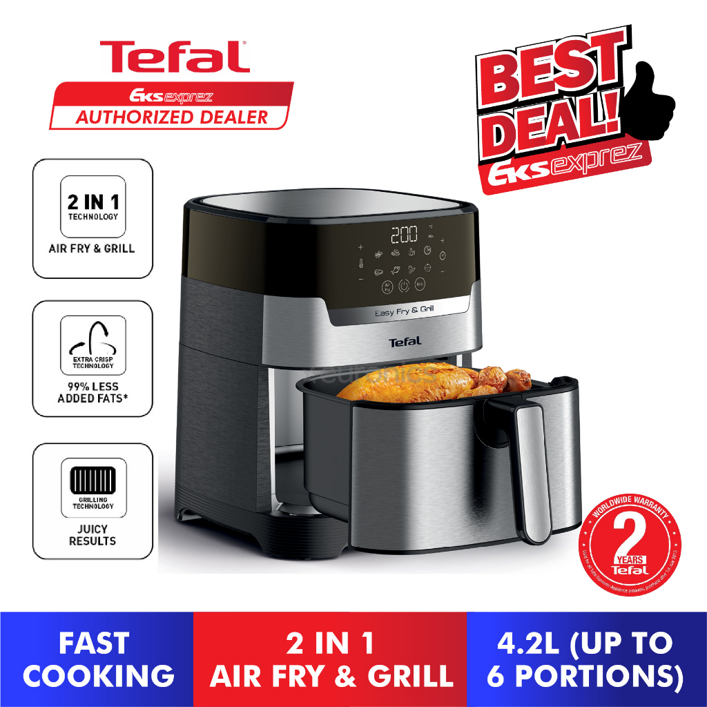 Tefal Easy Fry & Grill หลัก 2 in 1 Air Fryer & Grill EY505D / EY505D27