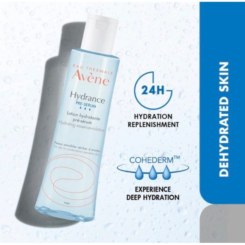 [หมดอายุ:31/7/2024] Avene Hydrance Pre-Serum Hydrating Essence in Lotion 200ml