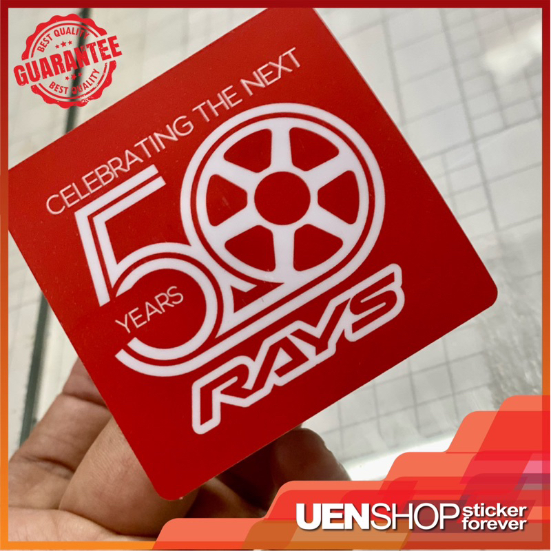 สติ๊กเกอร์ RAYS 50 ปี CELEBRATING THE NEXT