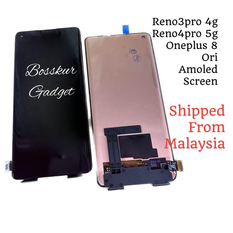หน้าจอสัมผัส LCD สําหรับ RENO 3 PRO 5g ONEPLUS 8 5g RENO 3PRO 4PRO AMOLED