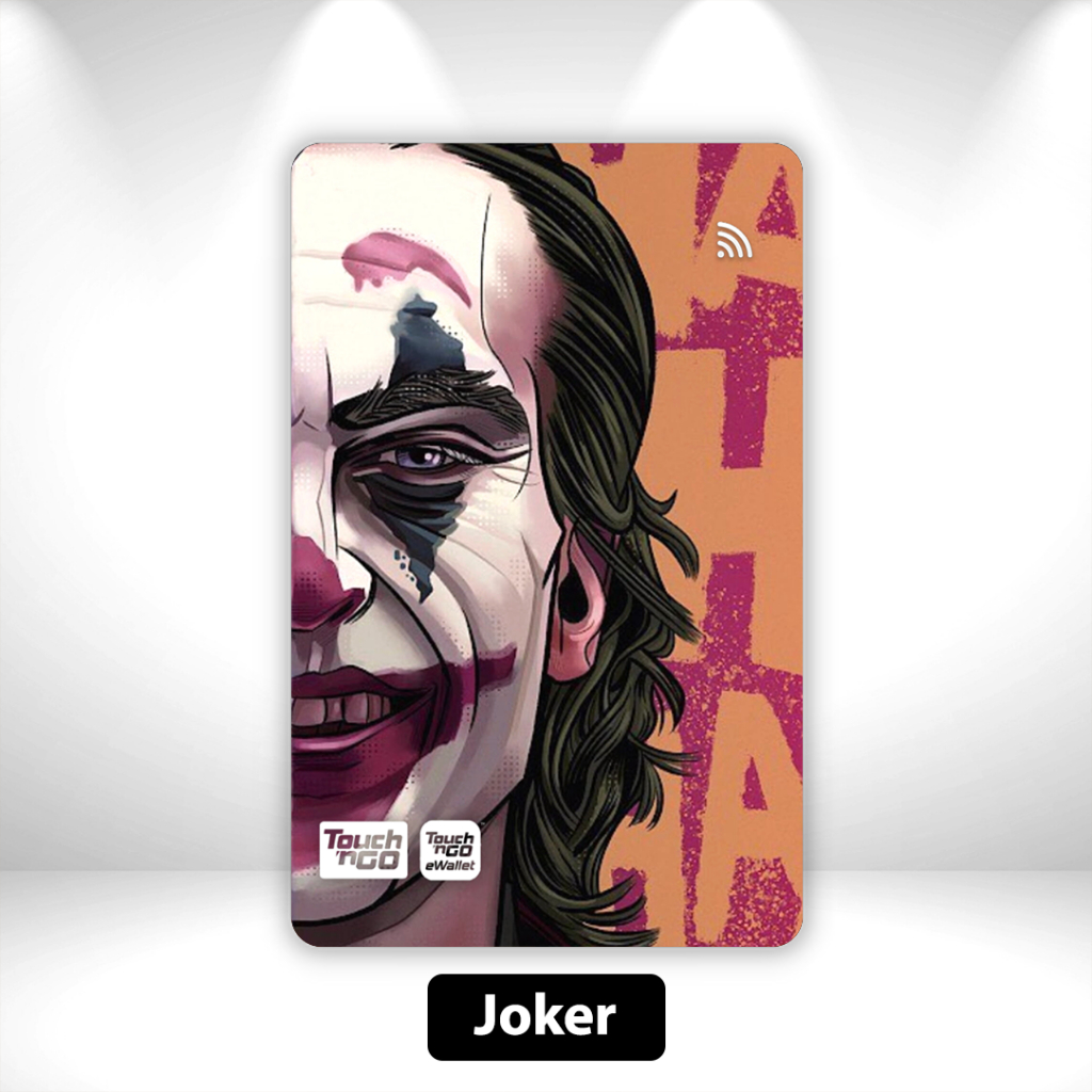 [DC Comics] Joker 1- สติ๊กเกอร์ TNG สติ๊กเกอร์ NFC Card Skincard DC Comics Joker โดย Sticko Animatio
