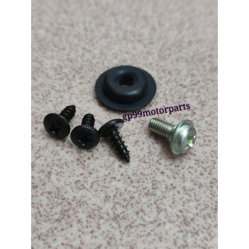 HONDA EX5 EX5 DREAM HORN COVER SCREW GOURMENT RUBBER SET GP99MOTORPARTS