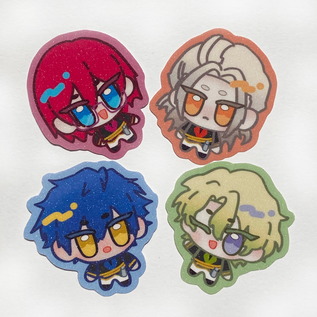 ชุดสติ๊กเกอร์ ensemble stars eden (ibara nagisa jun hiyori)