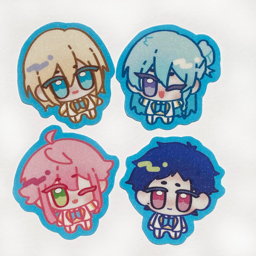 Ensemble stars ชุดสติ๊กเกอร์ละเอียด (eichi wataru tori yuzuru)