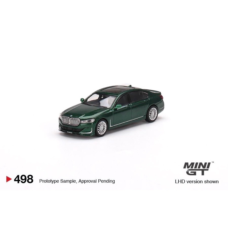 MINI GT 1/64 498 BMW ALPINA B7 XDRIVE ALPINA GREEN METALLIC