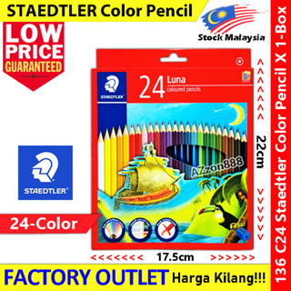 Staedtler Luna ดินสอสี / ดินสอสี Luna 136 Staedtler ดินสอสีไม้