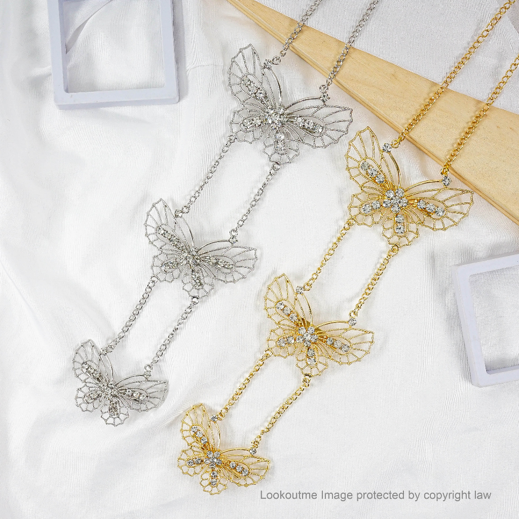เข็มกลัด Pin Doh Kebaya Dress Luxury Chain เข็มกลัด Nyonya Gold สร้อยคอเงิน Muslimah แฟชั่น ราคา ถูกที่สุด ดีลบีเคเค แกลเลอรีภาพที่ 5