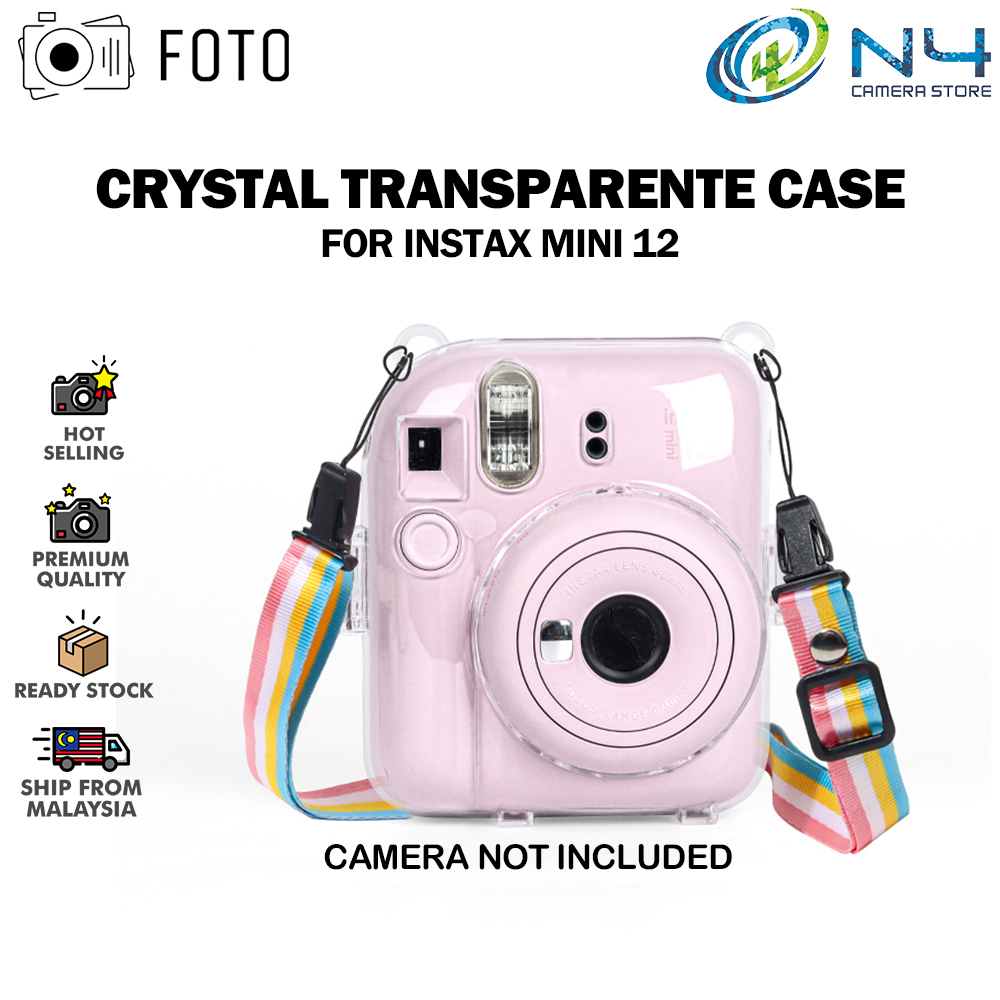 Instax Mini 12 / Instax Mini 11 Crystal เคสใส/เคสคริสตัล/เคสแข็งสําหรับ Fujifilm Instax Mini 12