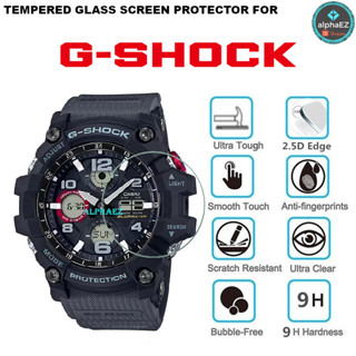 Casio G-SHOCK GSG-100-1A8 MUDMASTER 9H ฟิล์มกระจกนิรภัย ป้องกันรอยขีดข่วนหน้าจอ MUD MASTER GSG100