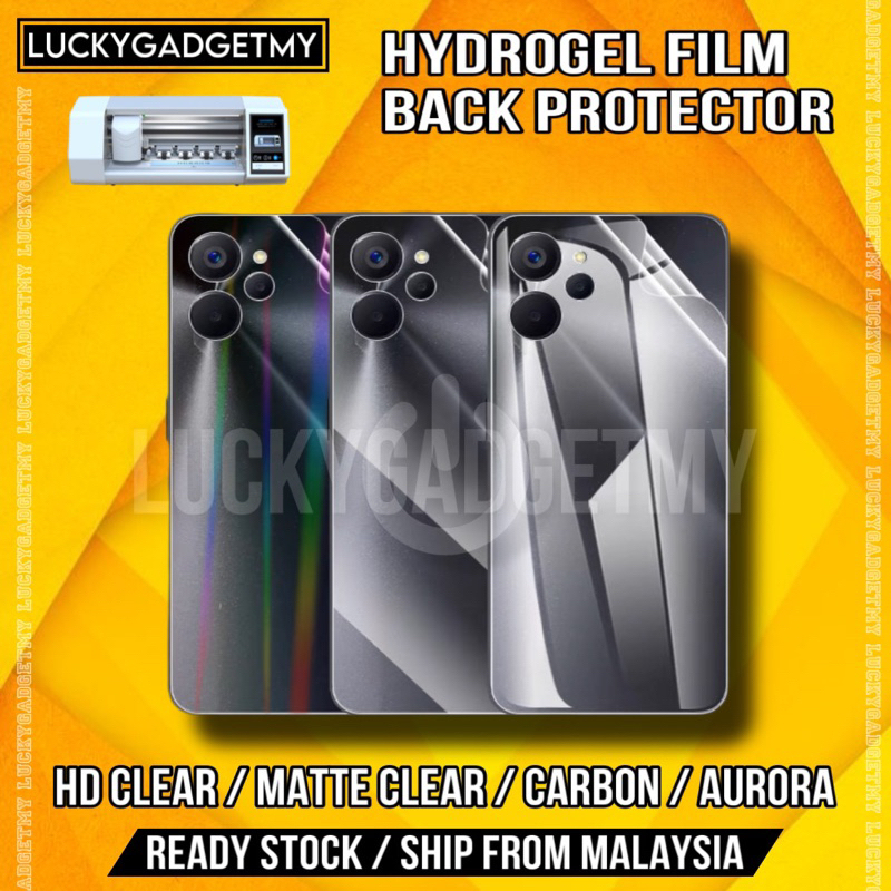 Hydrogel Back Protector Realme X7 Max Realme X7 Pro Ultra Realme X7 Pro X3 SuperZoom X3 Hd Clear Matte Clear Aurora Carb