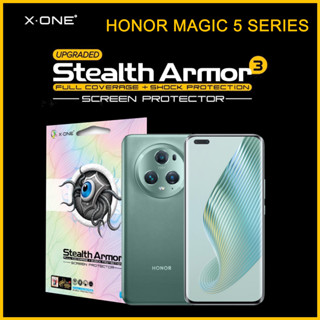 X-one Stealth Armor 3 ฟิล์มไฮโดรเจลใส เนื้อแมตต์ กันรอยหน้าจอ สําหรับ Honor Magic 5 Magic 5 Pro Magic 4 Pro 5G