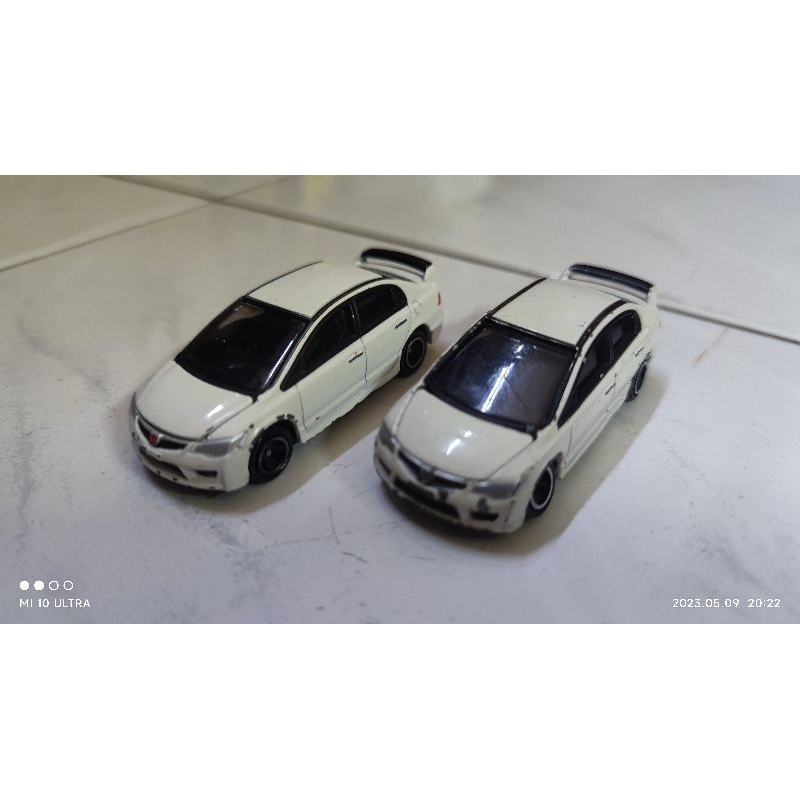 TOMICA HONDA CIVIC TYPE R FD2 FD2R NO 54