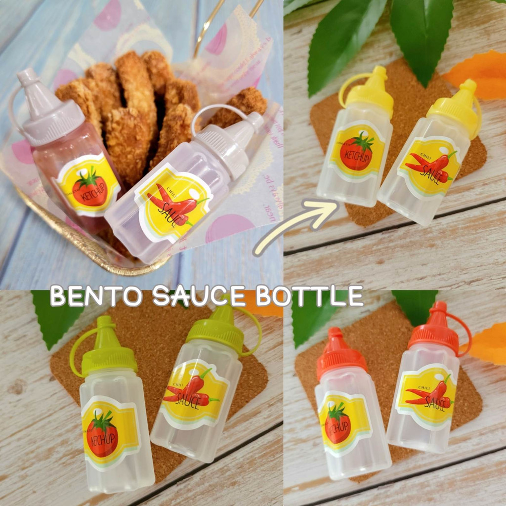 Mini Bento Sauce Bottlest MiniChili & Tomato Sauce Bottlest MiniChili & Tomato Sauce bottle