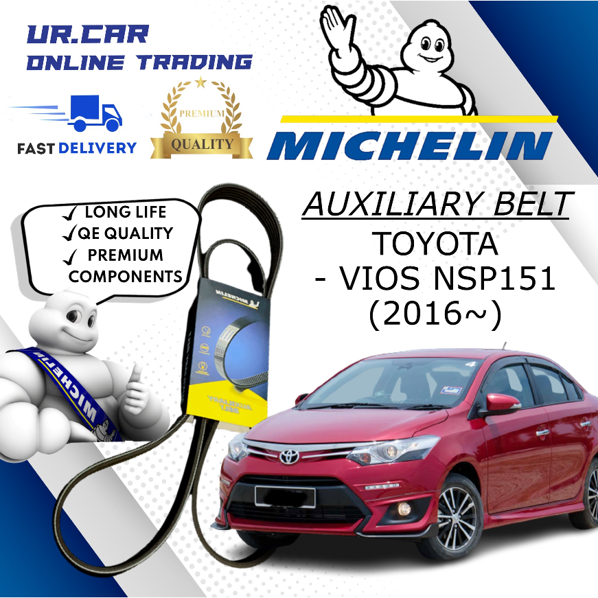 MICHELIN TOYOTA VIOS NSP151 (2016~) FAN BELT 6PK 1150