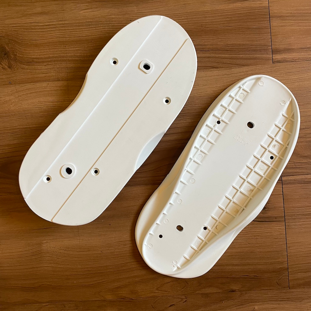GAWDS - White Agggressive Inline Skate Flat Soulplate