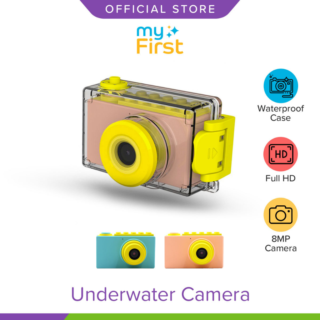 MyFirst Camera 2 Kids กล้องดิจิตอลใต้น้ํา 8MP | กล้องน่ารักกันน้ํา IPX8 (3m/10ft) สําหรับเด็ก