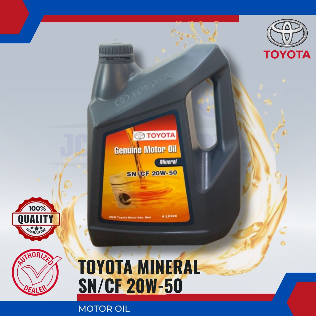 TOYOTA MINERAL SN/CF 20W-50 (4L)
