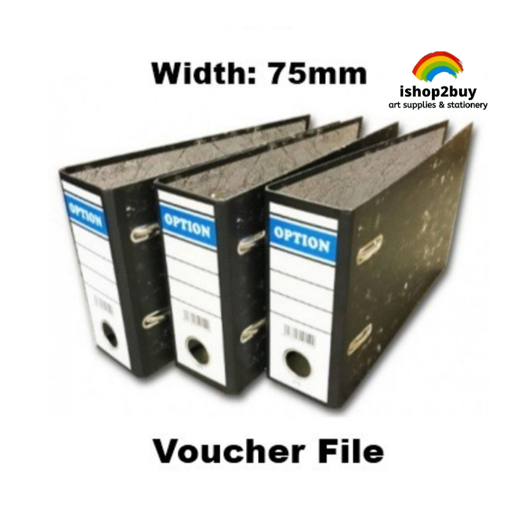 Voucher File สําหรับบรรจุเอกสาร Hard Cover File 2D แหวนล้อพิเศษ Strong Kulit Kras Fail Baucer