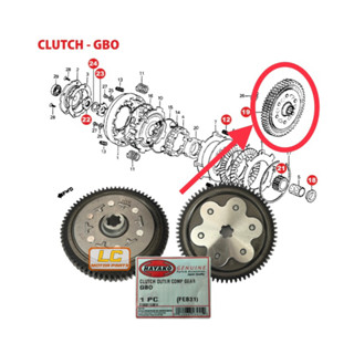 เกียร์คลัทช์ ด้านนอก สําหรับ Honda GBO CLUTCH Class akok c70 petak