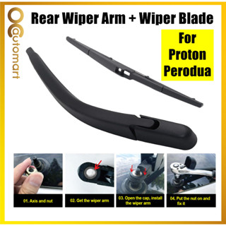 REAR WINDSCREEN WIPER PROTON EXORA PERODUA MYVI VIVA KELISA KENARI REAR WIPER BLADE WITH ARM WIPER BONNET WIPER BELAKANG