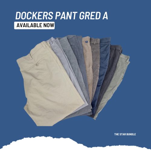 กางเกง Dockers ผู้ชาย มือสอง [Gred A]/Seluar Dockers Bundle Size 34, 36, 38, 40, 42, 44