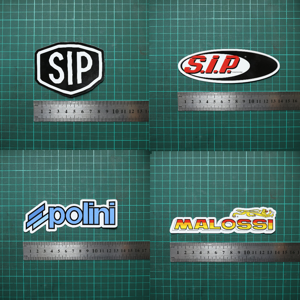 สติ๊กเกอร์ ( SIP Scootershop, Polini, Malossi ) ราคา ถูกที่สุด ดีลบีเคเค