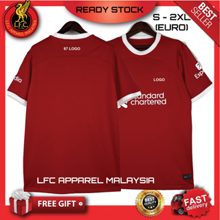 เสื้อกีฬาแขนสั้น ลายทีม Liverpool FC 22 23 Fans Issue Jersey ไซซ์ S M L XL 2XL