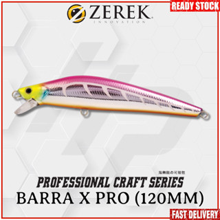 Zerek Barra-X Pro Professional Craft Series เหยื่อตกปลาแบบลอยตัว (120 มม.)