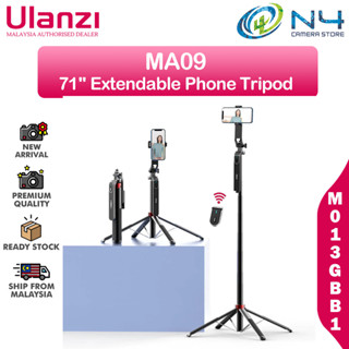 Ulanzi MA09 ขาตั้งกล้องโทรศัพท์มือถือ ขยายได้ พร้อมรีโมตคอนโทรลบลูทูธ ไม้เซลฟี่ สําหรับ GoPro หรือสมาร์ทโฟน M013GBB1