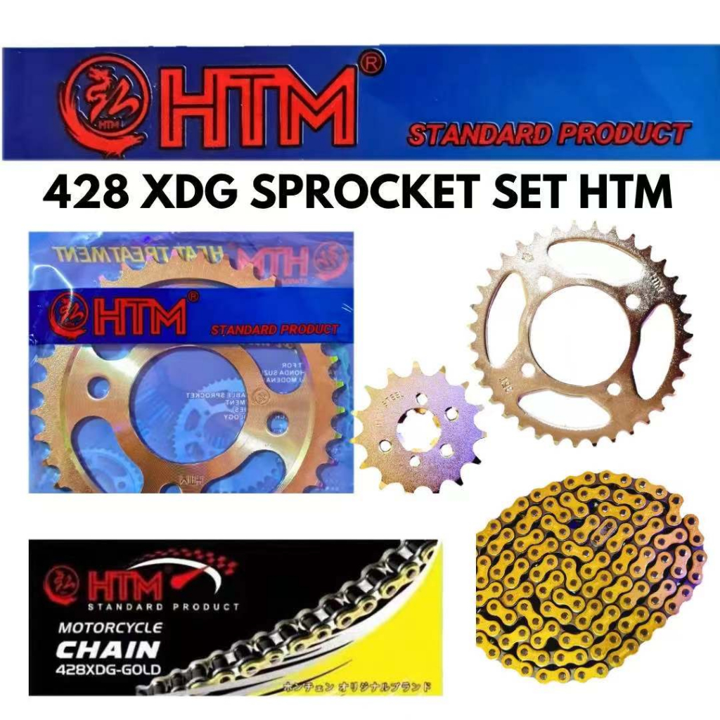 428XDG-120L SRL115 SRL115I LAGENDA YAMAHA HTM SPROCKET SET