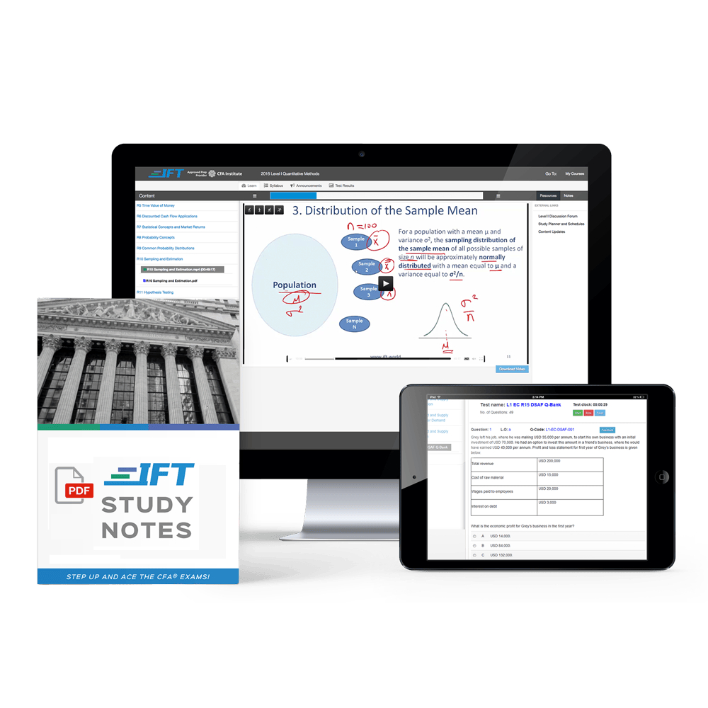 CFA 2024 IFT SCHWESER NOTES LEVEL 1/2/3