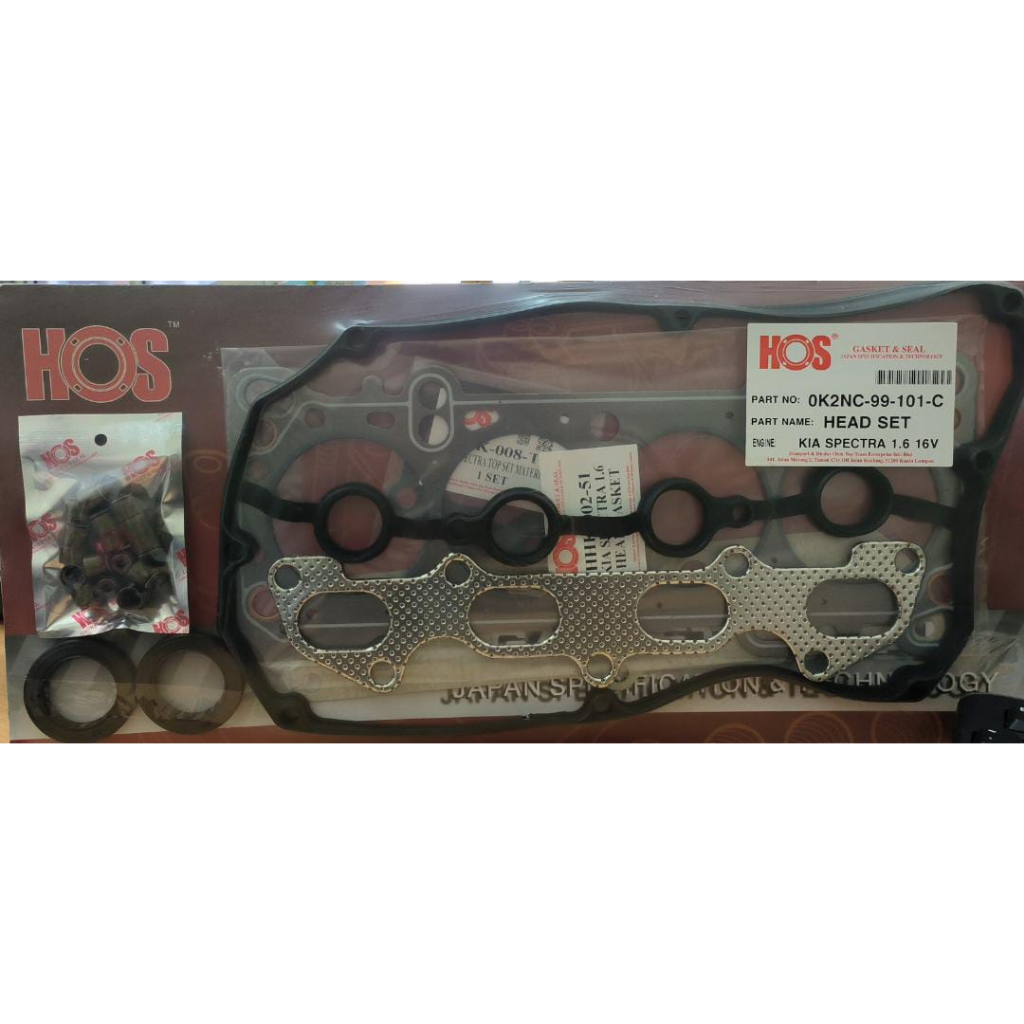 [ HOS ] KIA SPECTRA 1.6 16V [ TOP SET ] 0K2NC-99-101-C-PAR