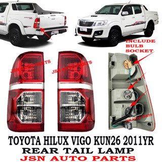 J101s02 หลอดไฟท้ายรถยนต์ สําหรับ TOYOTA HILUX VIGO KUN26 2011YR- 2015YR