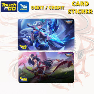 สติกเกอร์การ์ด ลาย Mobile Legend MIYA Touch n Go สําหรับตกแต่งบัตรเครดิต