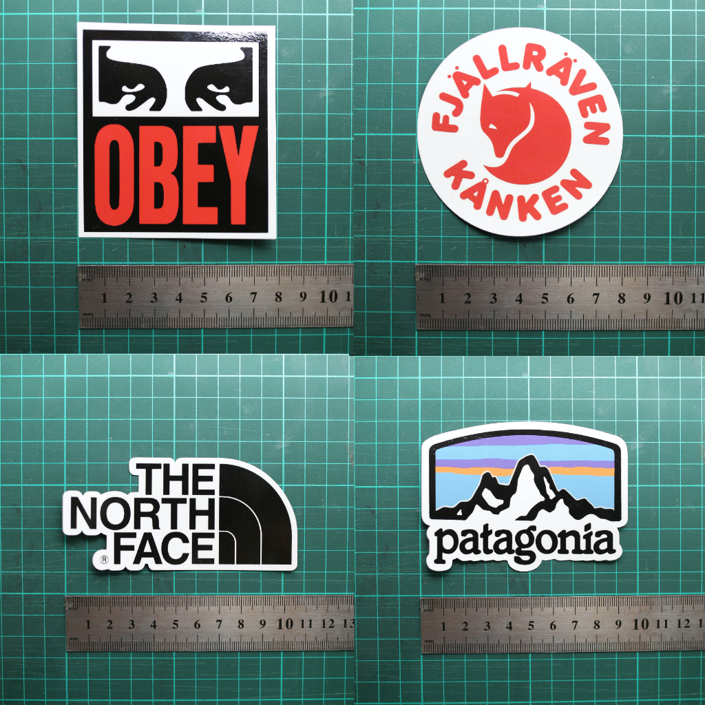 สติ๊กเกอร์ ( Obey, Fjallraven, The North Face, Patagonia )