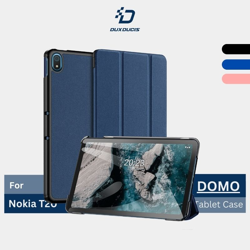 Dux DUCIS DOMO เคสฝาพับอัจฉริยะ กันกระแทก เคสแท็บเล็ต สําหรับ Nokia T20