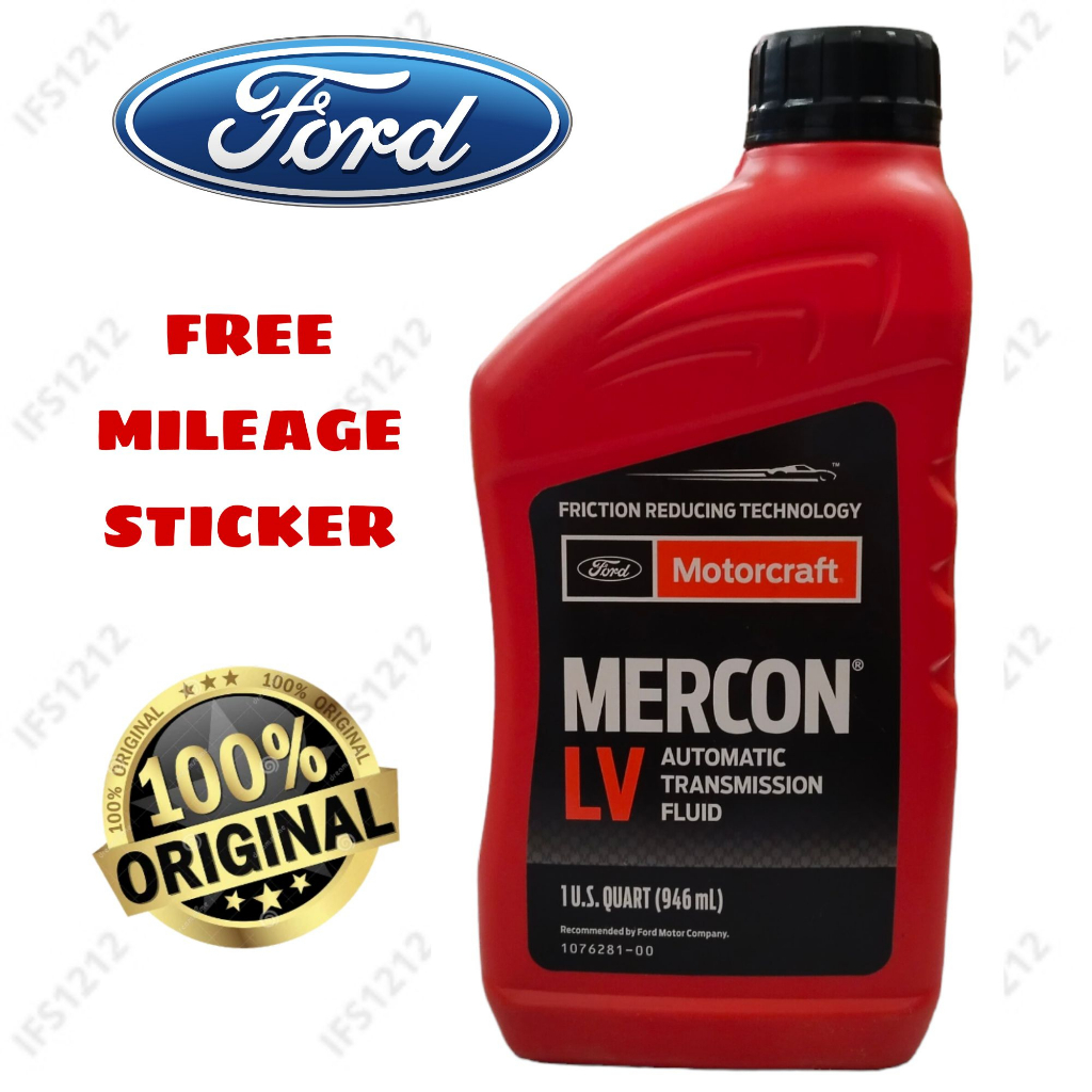 ใหม่ FORD AUTO OIL 1L MERCON LV RANGER T6 T7 MAZDA BT50 KUGA 2.2 3.2 TDCI MOTORCRAFT ATF TRANSMISSIO