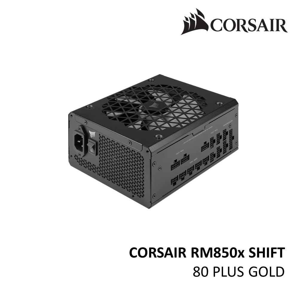 CORSAIR RM850x RM1000x RM1200x SHIFT SERIES 80 PLUS FULLY MODULAR POWER SUPPLY ATX 3.0 PCIE 5.0