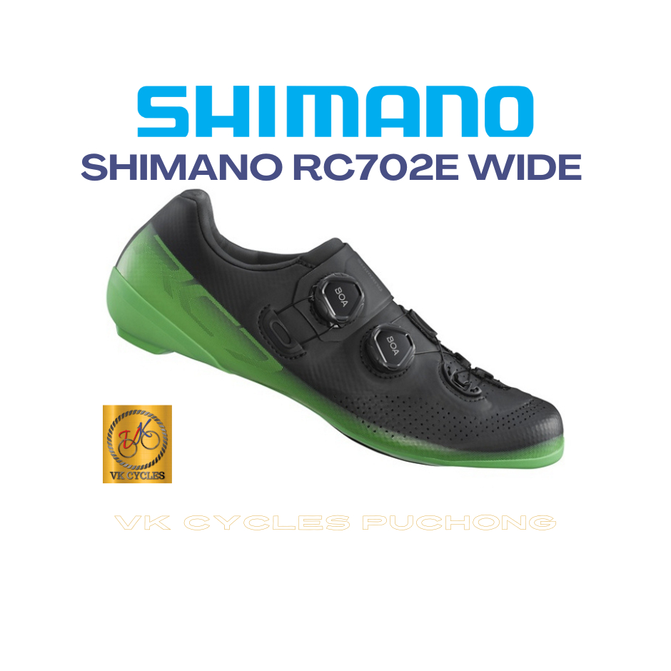- SHIMANO RC702E WIDE LARGE MEN CYCLING SHOE EU 40 41 42 43 44 45 46 SH-RC702 รองเท้าถนนคาร์บอน