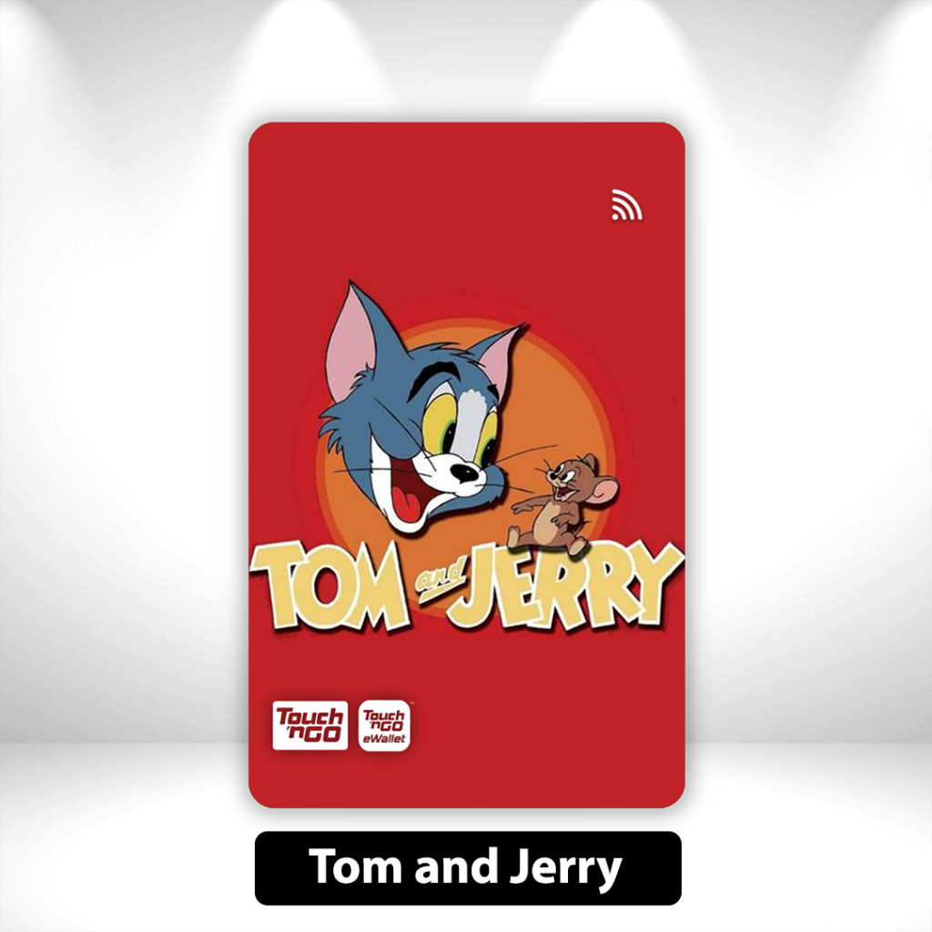 Tom and Jerry - สติ๊กเกอร์ TNG สติ๊กเกอร์ NFC Card Skincard โดย Sticko Animation Touch n Go