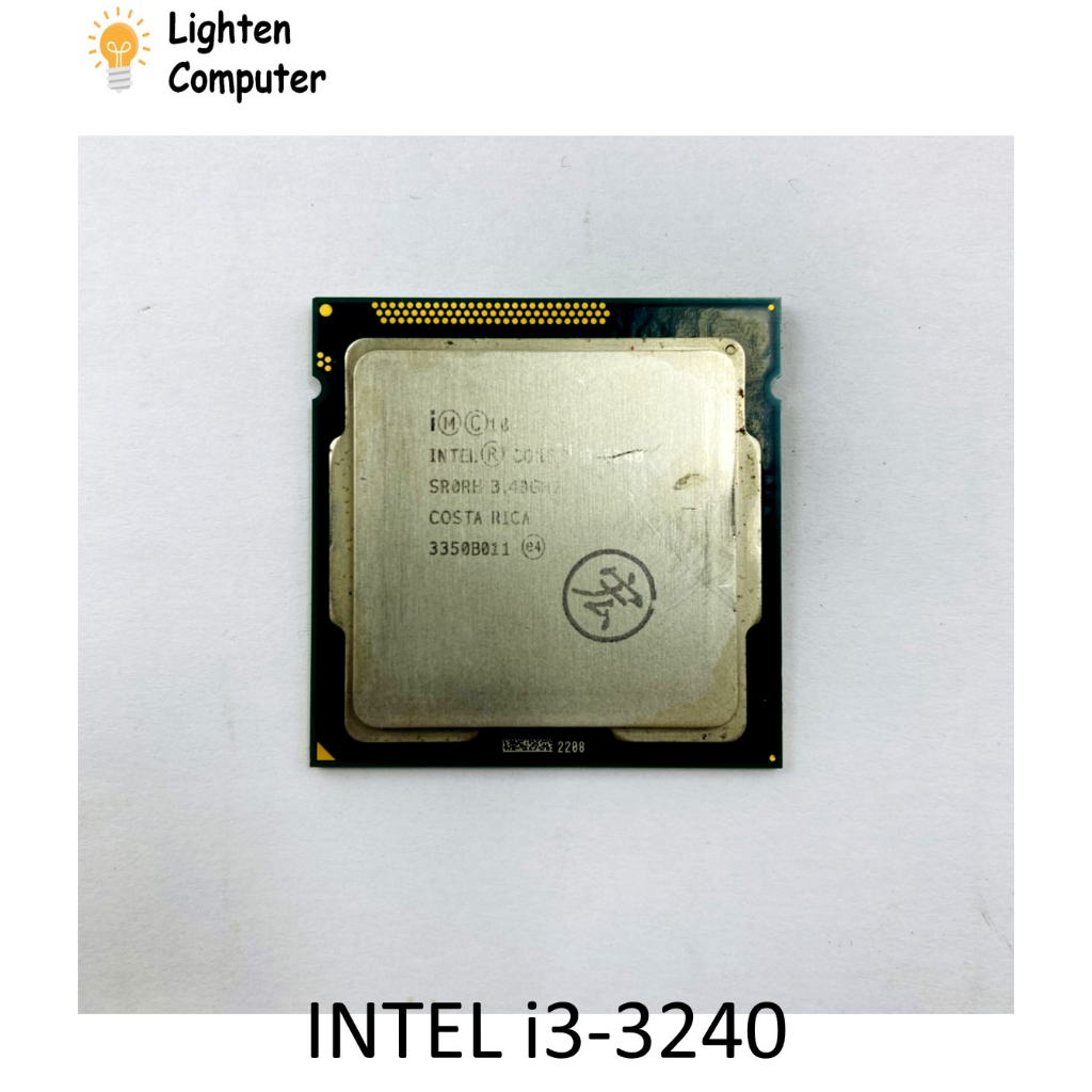 USED โปรเซสเซอร์ Intel Core i3 3240 3.40GHZ | 2 แกน 4 เกลียว | 55W | แอลจีเอ1155 | ฉัน3-3240