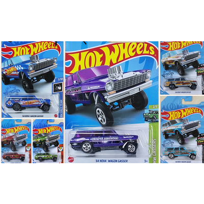 Hot Wheels 64 Nova Wagon Gasser Serials สําหรับคอลเลกชัน