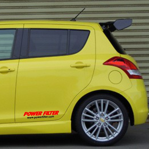 POWERFILTER Suzuki Swift Sport ZC21 ZC31S ZC32S ZC33S สติ๊กเกอร์/รูปลอก (สติกเกอร์คุณภาพสูง) 1 ชุด x