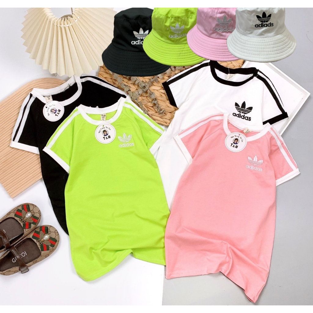 9M-6Y !! 🔥TSHIRT/DRESS SPORT/BLOUSE/DRESS FOR GIRL + TOPI stylo